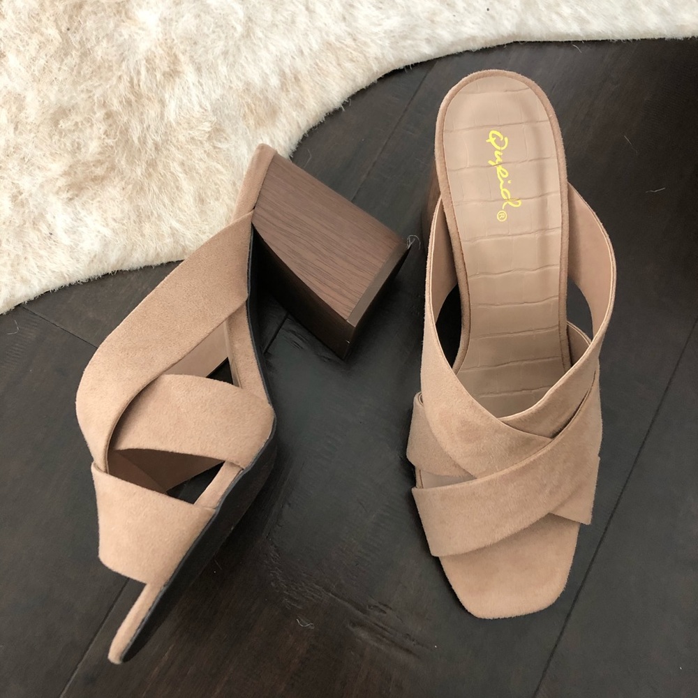 Block Heel Mules
